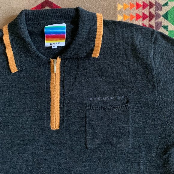 UNIF Polo Sweater - Picture 3 of 5